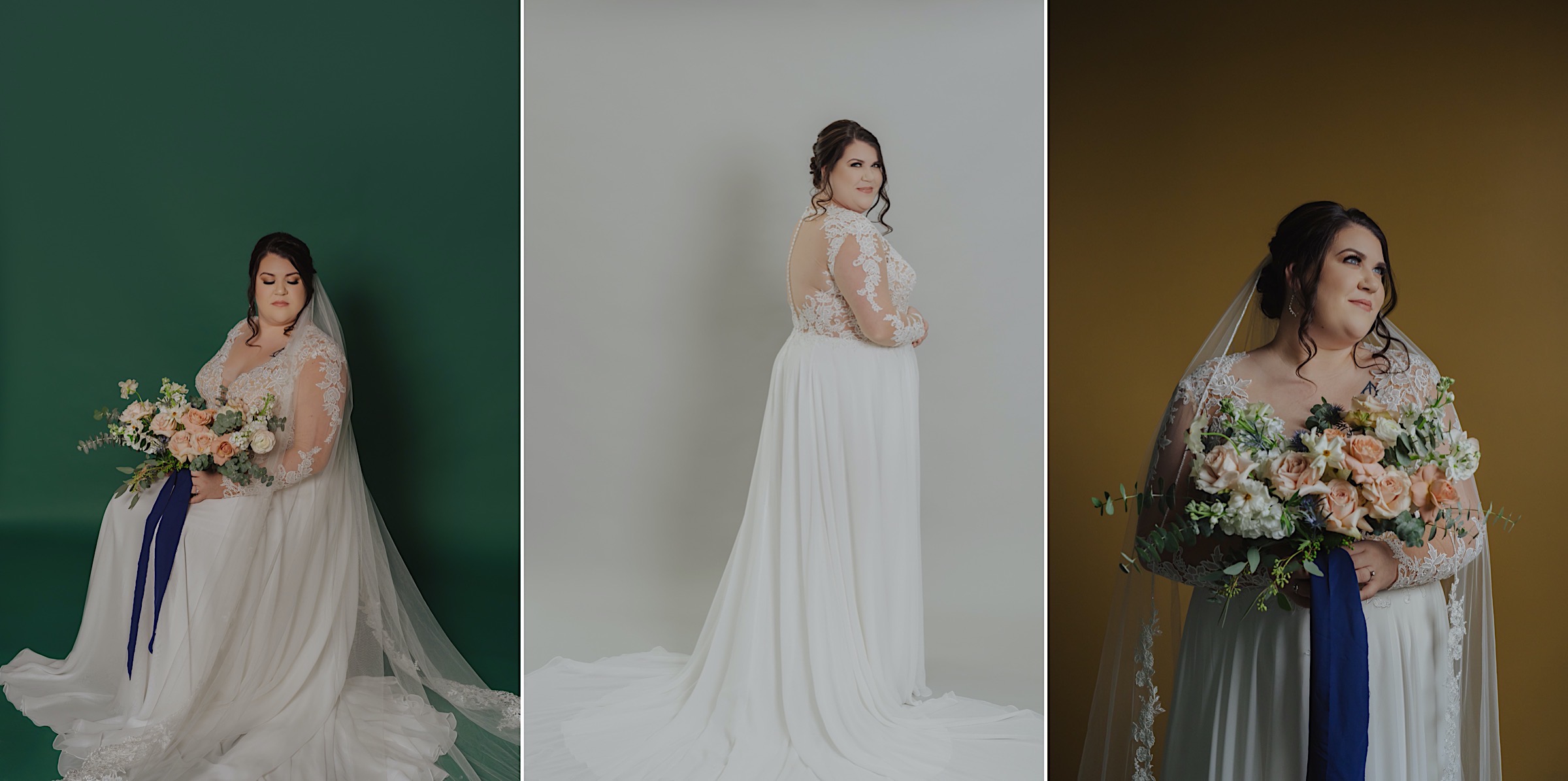 studio-bridal-session-green-white-yellow-background-tulsa-wedding-photographer