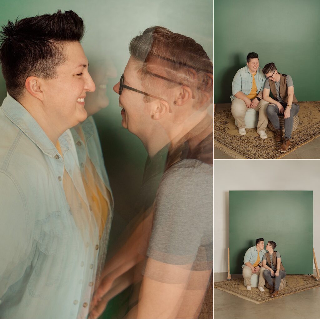 lgbtq-queer-lesbian-studio-engagement-session-seattle-photographer