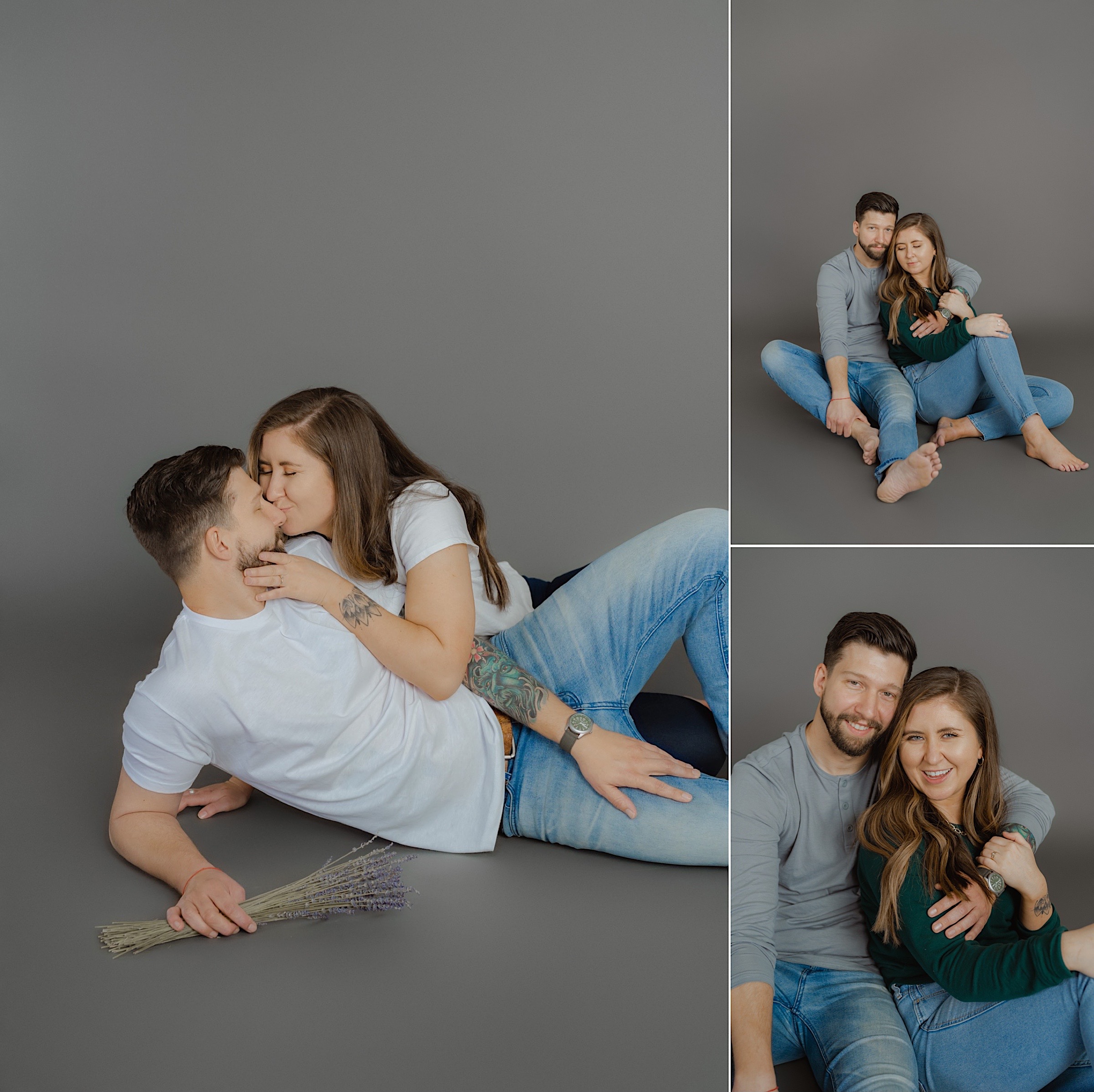 Expecting Couple Poses In Studio On Black Background Photo And Picture For  Free Download - Pngtree