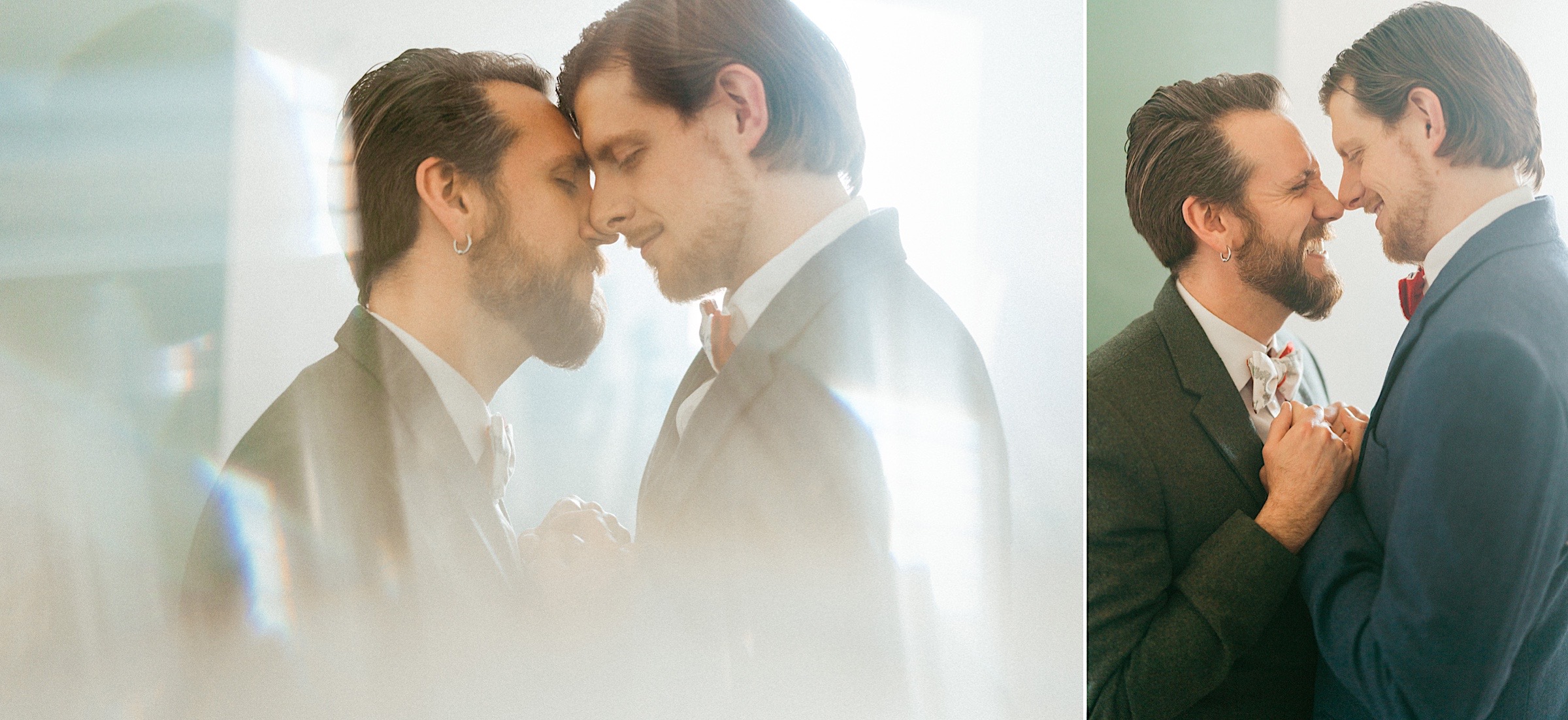 portraits-of-gay-couple-smiling-and-kissing-holding-hands-upclose
