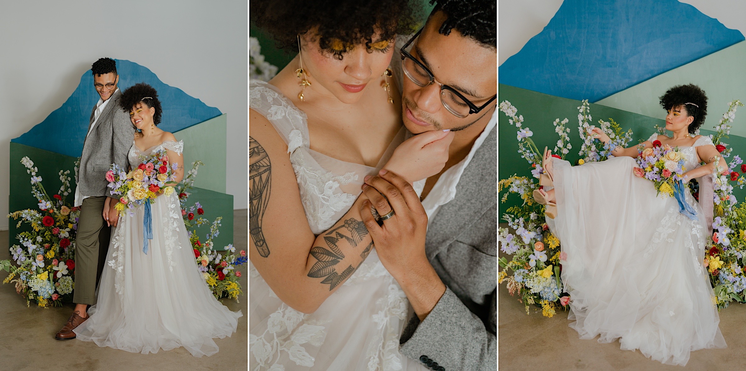 styled-shoot-with-poc-black-couple-studio-colorful-romantic
